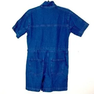 adidas アディダス　Adicolor Denim Jumpsuit Adidas Adicolor Denim Jumpsuit In Blue - 23% Off | Editorialist